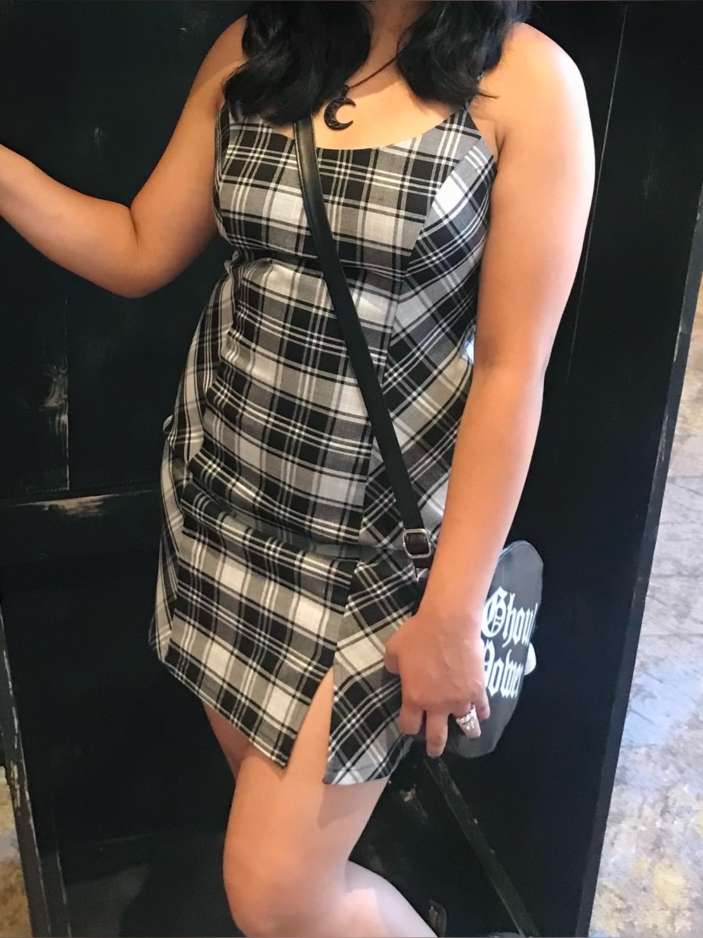 Plaid Mini Dress